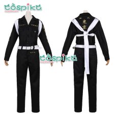 画像2: 東京卍リベンジャーズ 東リベ 東卍特攻服 東京卍會参番隊副隊長 林良平 コスプレ衣装 (2)