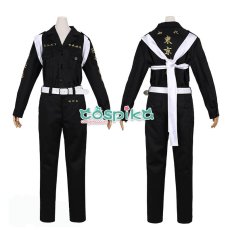 画像2: 東京卍リベンジャーズ 東リベ 東卍特攻服 場地圭介 コスプレ衣装 (2)