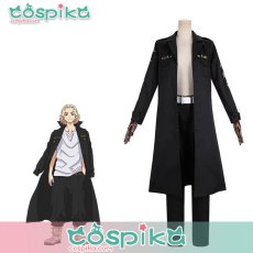 画像1: 東京卍リベンジャーズ 東リベ 東卍特攻服 初代総長 マイキー 佐野万次郎 コスプレ衣装 (1)