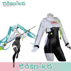 画像1: VOCALOID 初音ミク GTプロジェクト2022Ver. レーシングミク コスプレ衣装 (1)
