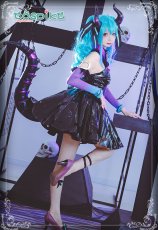 画像8: VOCALOID 初音ミク  ぬーどるストッパーフィギュア -ヴィランver.- ハロウィン 小悪魔  miku コスプレ衣装 (8)