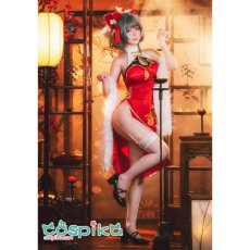 画像4: アズールレーン アズレン   チャイナドレス チェシャー コスプレ衣装 (4)