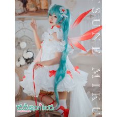 画像2: VOCALOID  プライドオブエデンx初音ミク  miku コスプレ衣装 (2)