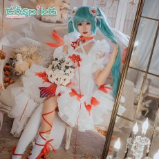 画像3: VOCALOID  プライドオブエデンx初音ミク  miku コスプレ衣装 (3)