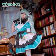 画像1: VOCALOID 初音ミク Princess AMP フィギュア アリスver 初音ミク コスプレ衣装 (1)