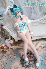 画像4: VOCALOID  miku BiCute Bunnies Figure 初音ミク コスプレ衣装 (4)