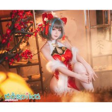 画像3: アズールレーン アズレン   チャイナドレス チェシャー コスプレ衣装 (3)