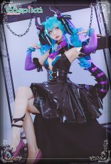 画像7: VOCALOID 初音ミク  ぬーどるストッパーフィギュア -ヴィランver.- ハロウィン 小悪魔  miku コスプレ衣装 (7)