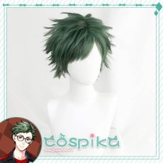 画像1: ツイステッドワンダーランド ツイステ トレイ．クローバー コスプレウィッグ (1)