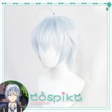 画像2: ツイステッドワンダーランド ツイステ シルバー コスプレウィッグ (2)
