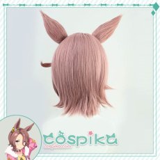 画像4: ウマ娘 ナリタタイシン コスプレウィッグ 耳付き (4)