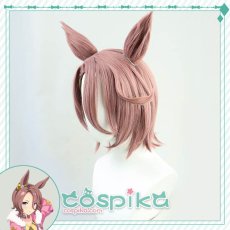画像3: ウマ娘 ナリタタイシン コスプレウィッグ 耳付き (3)