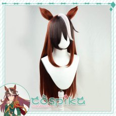 画像3: ウマ娘 シンボリルドルフ コスプレウィッグ 耳付き (3)