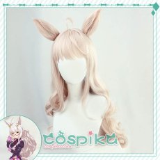 画像1: ウマ娘 ビワハヤヒデ コスプレウィッグ 耳付き (1)