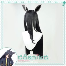 画像3: ウマ娘 マンハッタンカフェ コスプレウィッグ 耳付き (3)