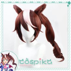画像1: ウマ娘 トウカイテイオー コスプレウィッグ 耳付き (1)