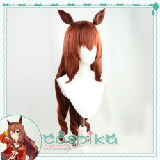 画像3: ウマ娘 マルゼンスキー コスプレウィッグ 耳付き (3)