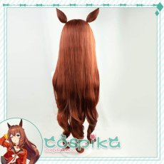 画像4: ウマ娘 マルゼンスキー コスプレウィッグ 耳付き (4)