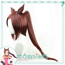 画像2: ウマ娘 サクラバクシンオー コスプレウィッグ 耳付き (2)