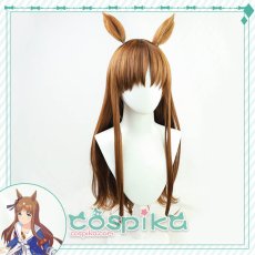 画像3: ウマ娘 グラスワンダー コスプレウィッグ 耳付き (3)