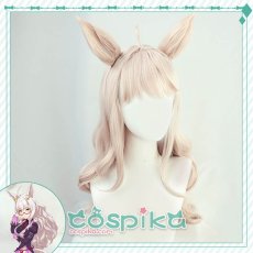 画像2: ウマ娘 ビワハヤヒデ コスプレウィッグ 耳付き (2)