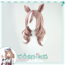 画像2: ウマ娘 マチカネタンホイザ コスプレウィッグ 耳付き (2)