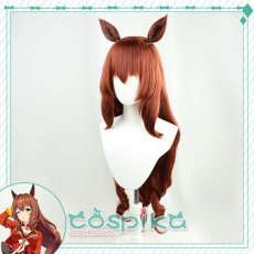 画像2: ウマ娘 マルゼンスキー コスプレウィッグ 耳付き (2)