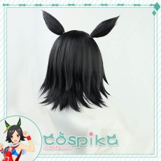 画像3: ウマ娘 ウイニングチケット コスプレウィッグ 耳付き (3)