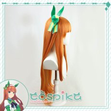 画像4: ウマ娘 サイレンススズカ コスプレウィッグ 耳付き (4)