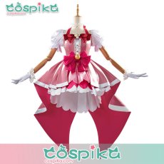 画像1: GO！プリンセスプリキュア 春野はるか キュアフローラ コスプレ衣装 (1)