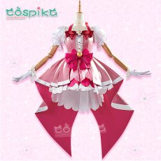 画像2: GO！プリンセスプリキュア 春野はるか キュアフローラ コスプレ衣装 (2)