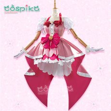 画像3: GO！プリンセスプリキュア 春野はるか キュアフローラ コスプレ衣装 (3)