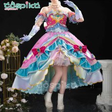 画像4: アイカツスターズ  星のツバサドレス 虹野ゆめ コスプレ衣装  (4)