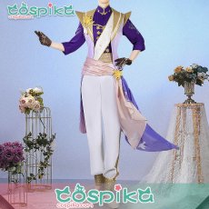画像1: ツイステ風 [夜空のシフォン] デュース コスプレ衣装 (1)